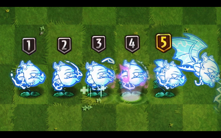 雷系单体伤害的巅峰雷龙草1～5阶测试