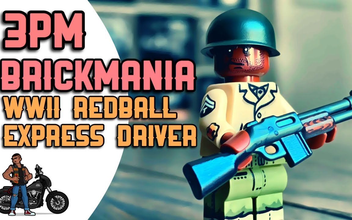 【乐高第三方人仔】brickmania ww2 red ball expres