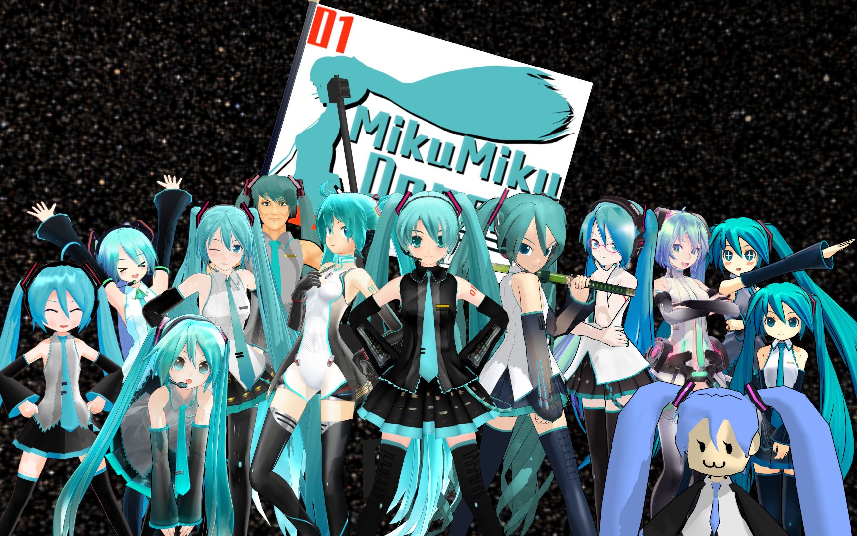 [图]【MMD】初音未来天元突破！我们的大葱是可以突破天际的啊！！