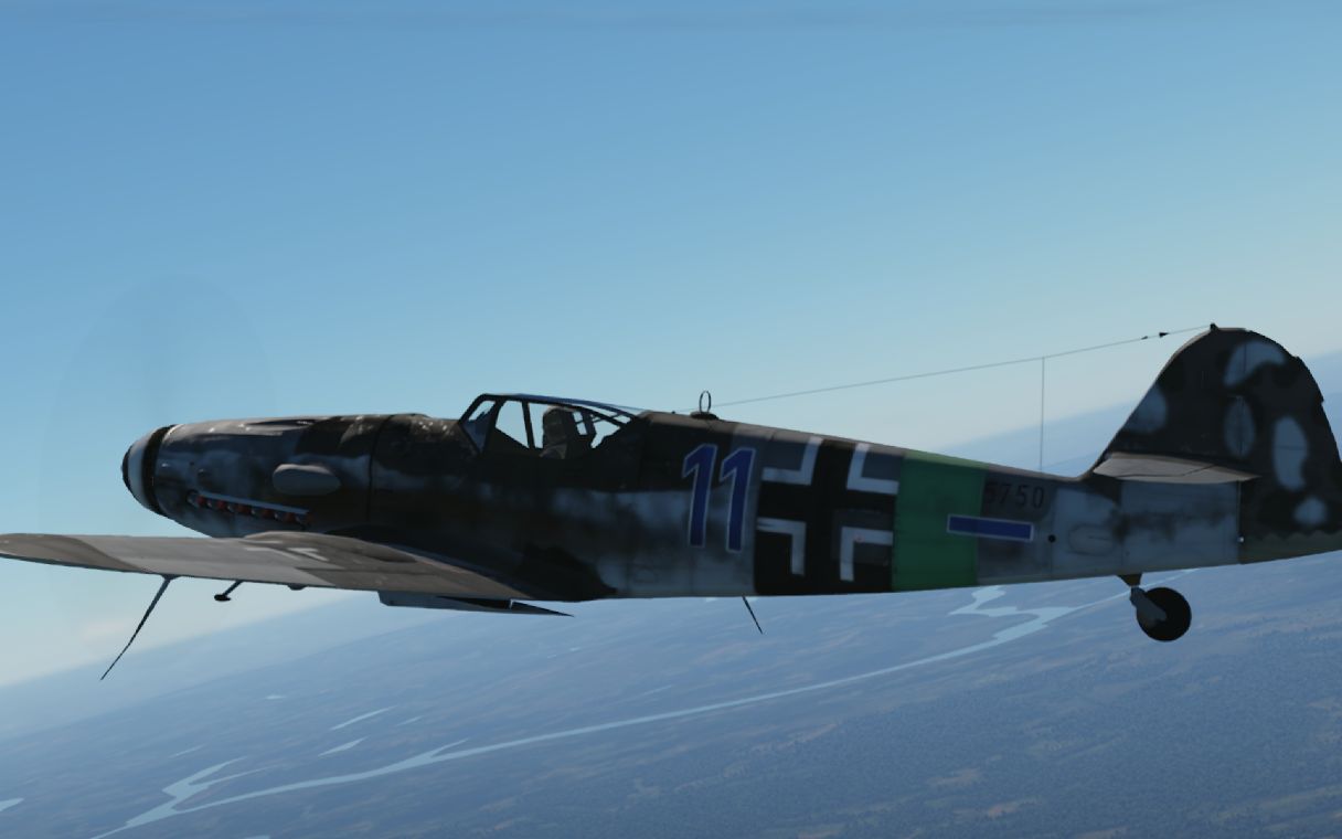 《战争雷霆》6.0分房单程无吊舱bf109g14六杀