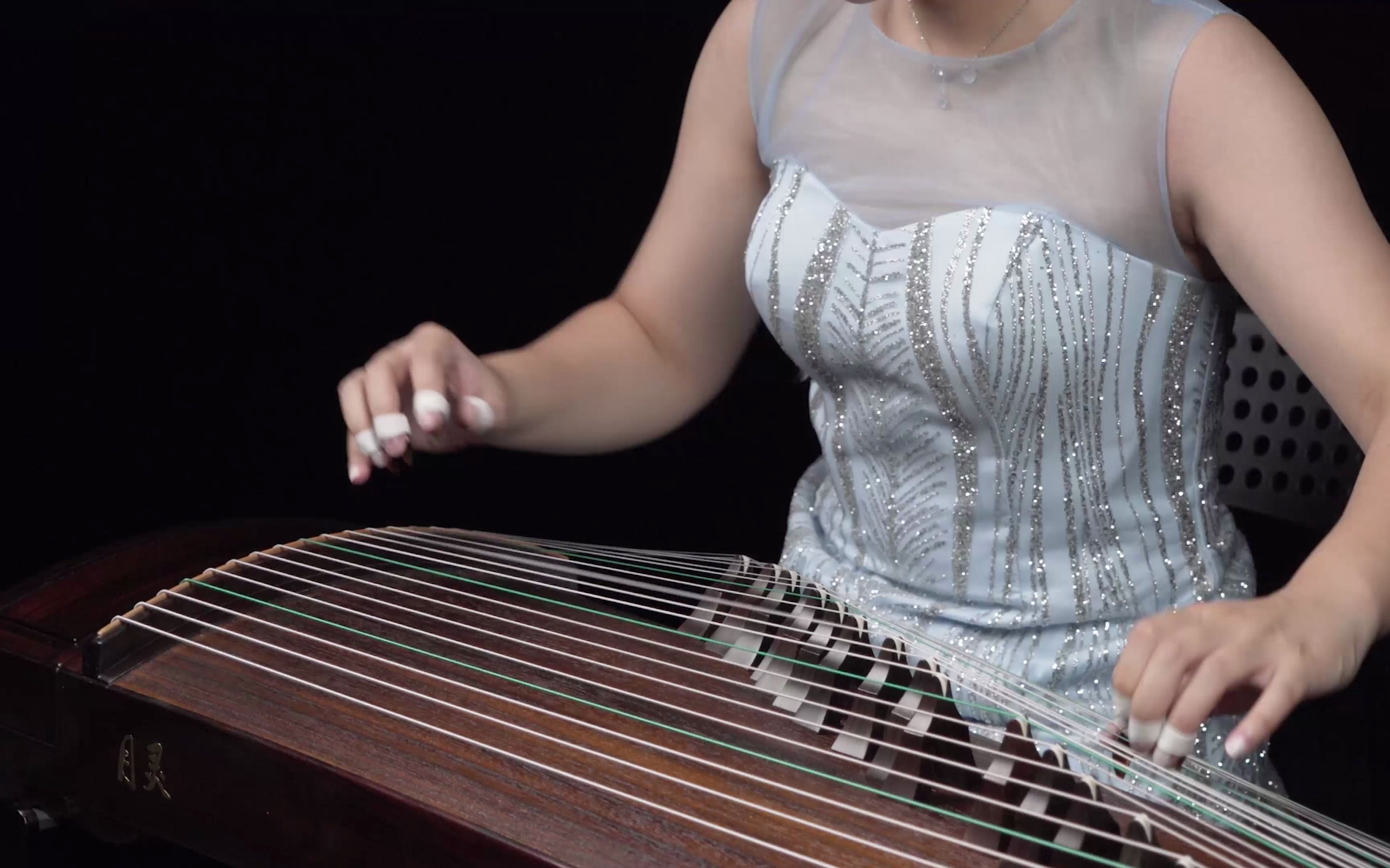 活动  【月灵古筝】演奏级曲目《夜深沉》慢板 月灵古筝911老红木演奏