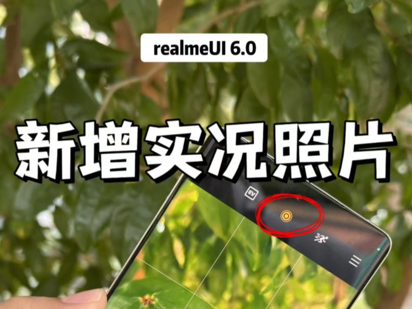 realmeUI 6.0|实况照片终于来啦!哔哩哔哩bilibili