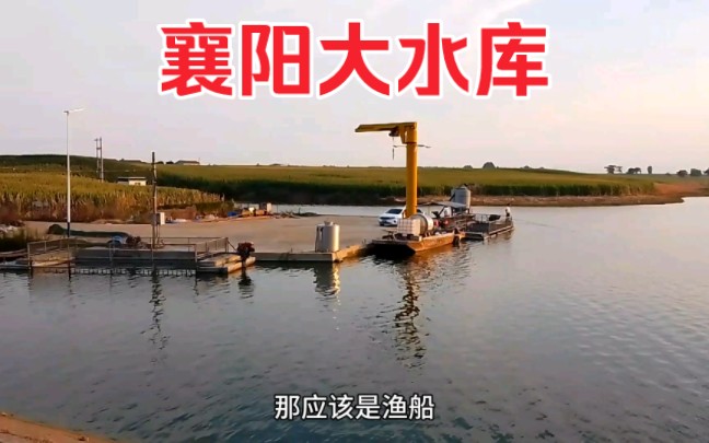 游玩湖北襄阳,襄州区大水库旁边景色不错,骑行水库公路欣赏稻田哔哩哔哩bilibili