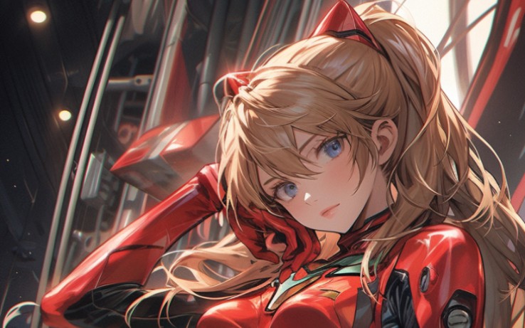 eva,明日香,动漫壁纸.