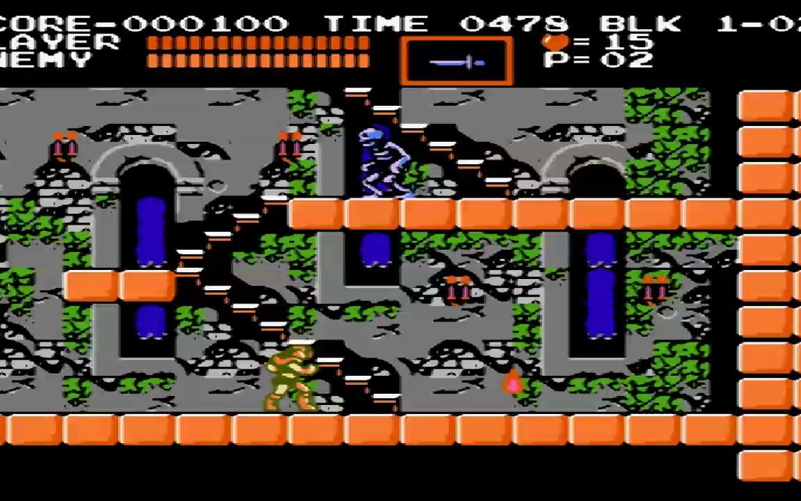 恶魔城3-恶魔城传说 任天堂红白机fc游戏欣赏