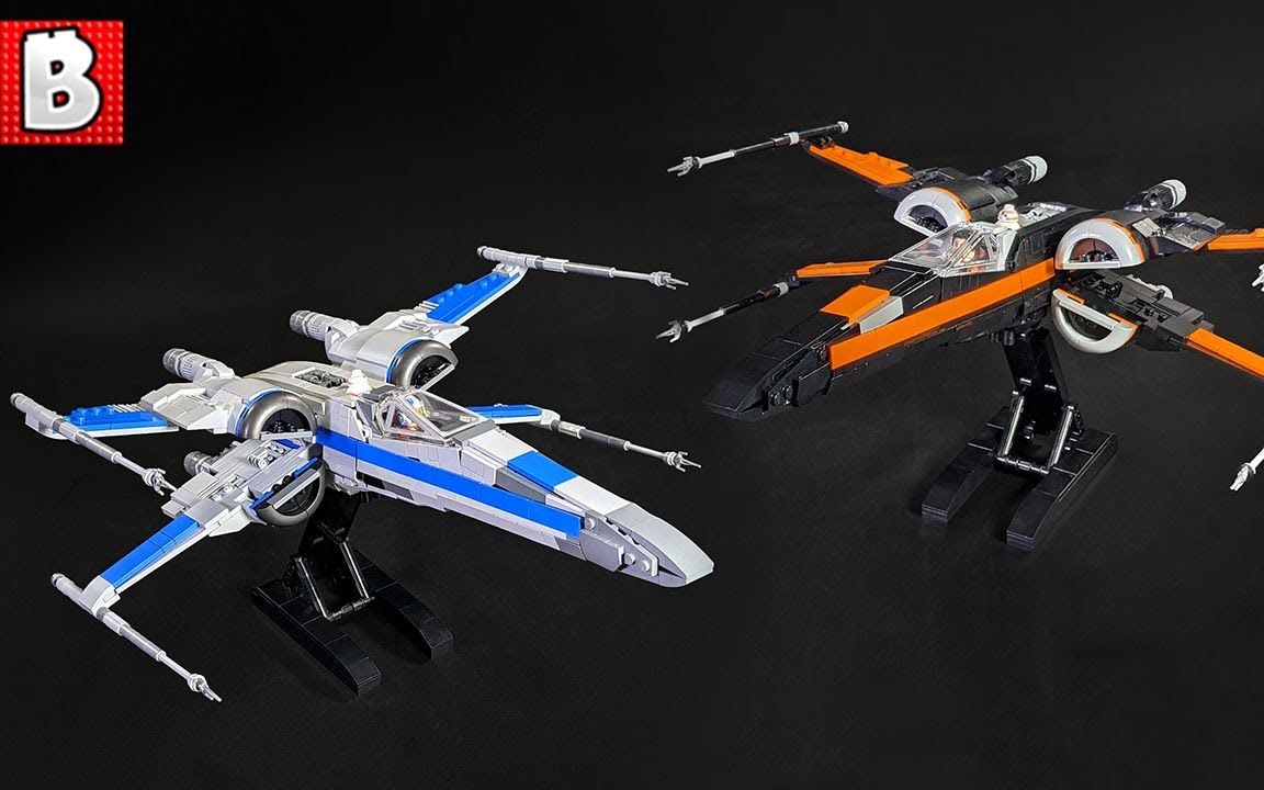 x翼星际战斗机 t-70 lego乐高 star wars 星球大战 moc_哔哩哔哩_bili