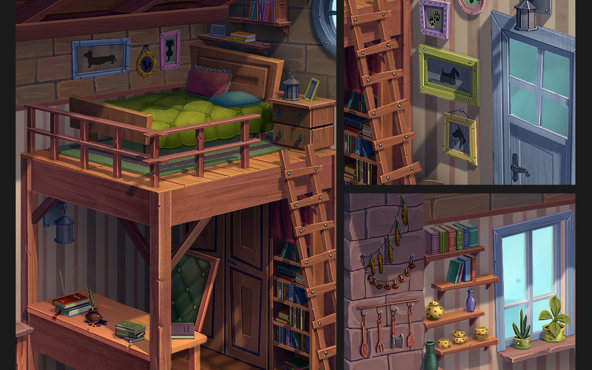 【3dmax场景教程】欧美风格房子模型建模,房子场景建模全流程讲解