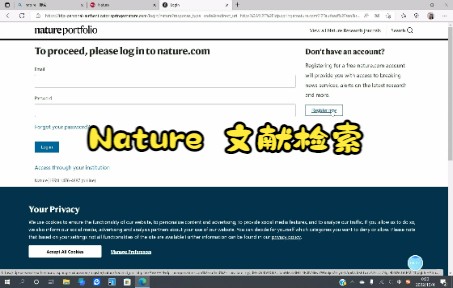 如何在Nature上进行文献检索及相关介绍哔哩哔哩bilibili