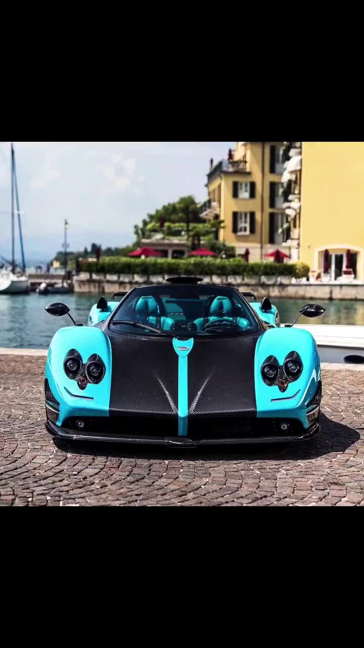 帕加尼zondauno,好清爽的绿松石色