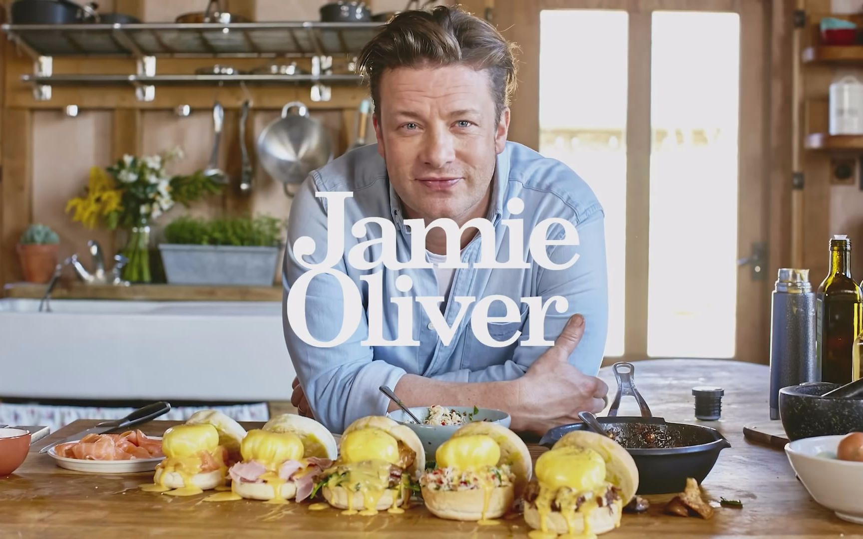 【杰米奥利弗】eggs benedict 5 ways _ jamie oliver _ happy father