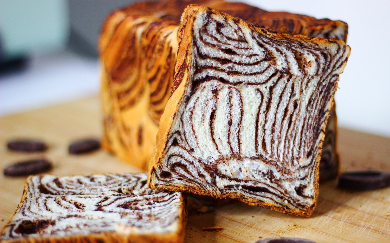 巧克力大理石吐司,看就会!说是老虎吐司也没毛病!