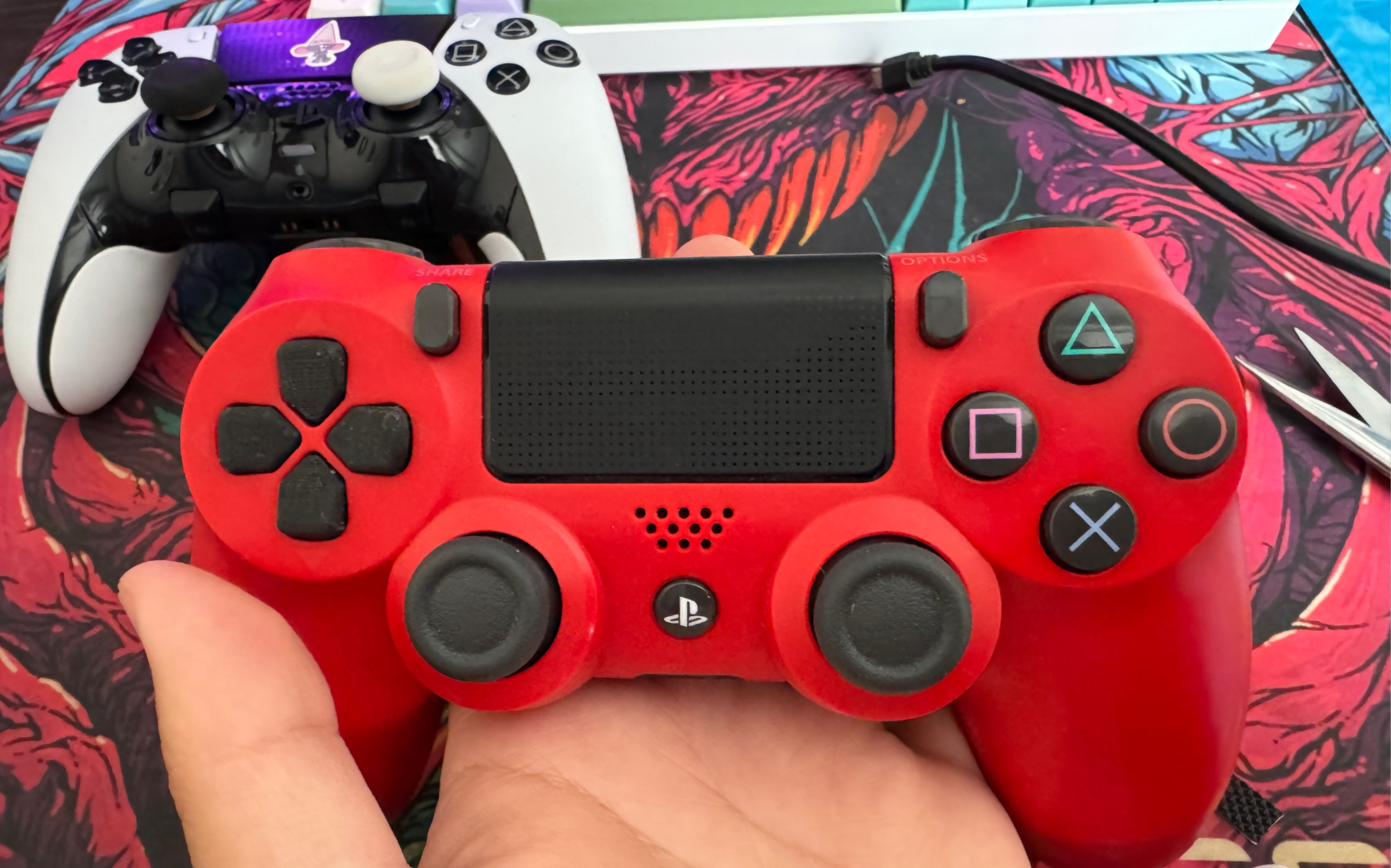 ps4手柄改装 最大程度复刻ps5精英手柄dse