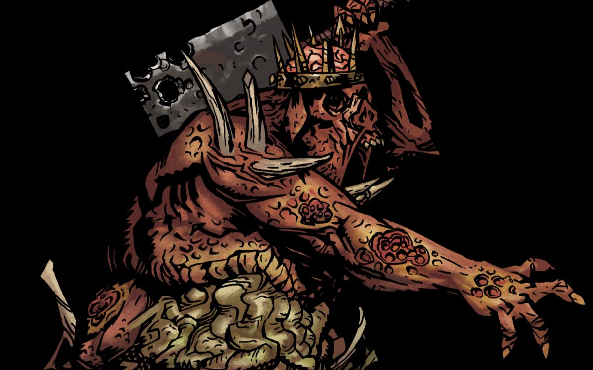 极黑地牢boss战 猪人王(swine king)_哔哩哔哩 (゜-゜)つロ 干杯