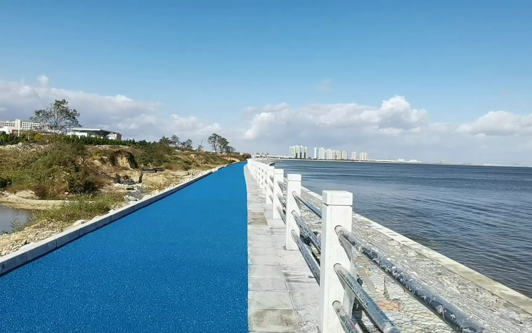 养殖池已拆!乳山银滩东部滨海公园,翰林名苑海滨施工新进展