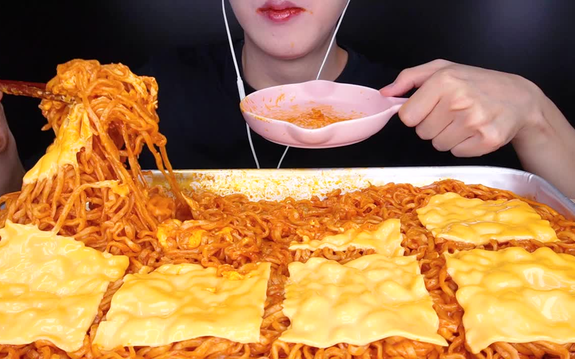 jimmy吃播芝士火鸡面