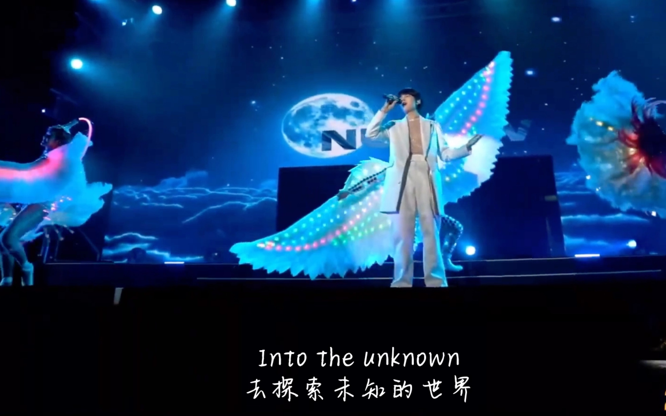 [图]【Nunew林景云｜中字】冰雪奇缘2主题曲Into the Unknown｜林林完全可以去唱音乐剧了