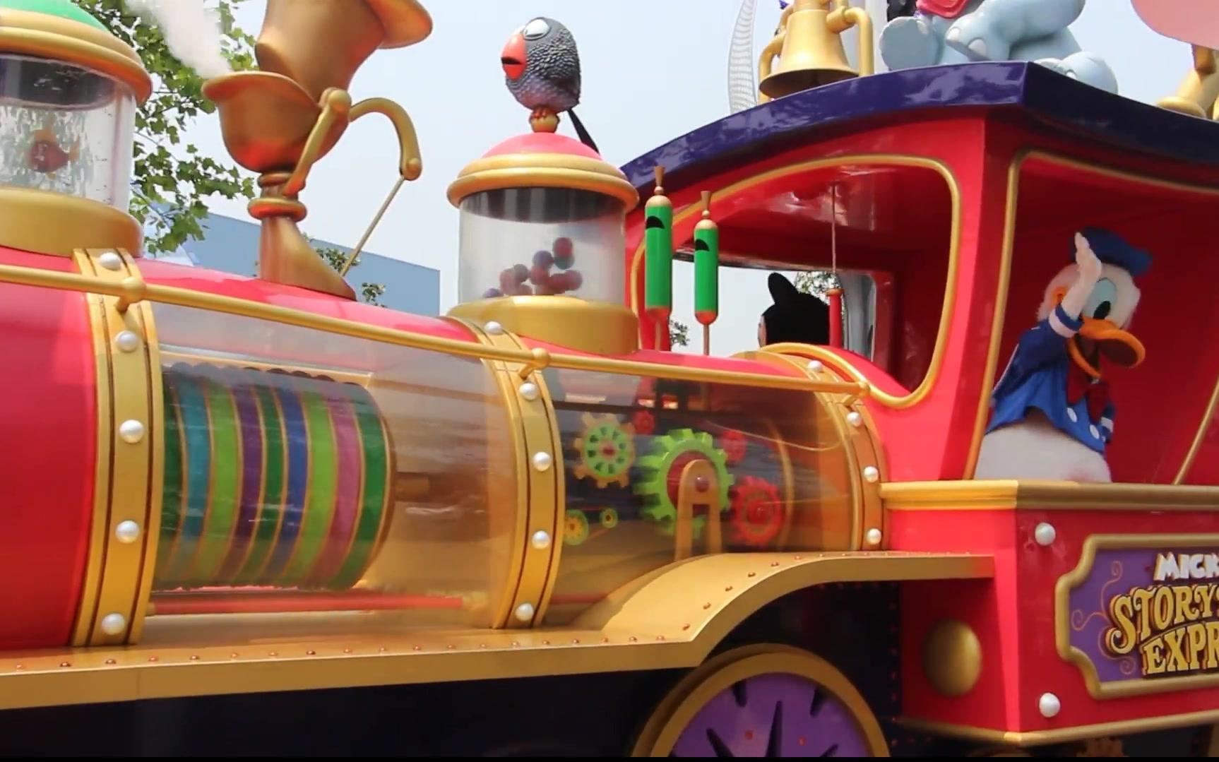 【sinian-sy】上海迪士尼花车巡游 米奇童话列车_哔哩哔哩_bilibili