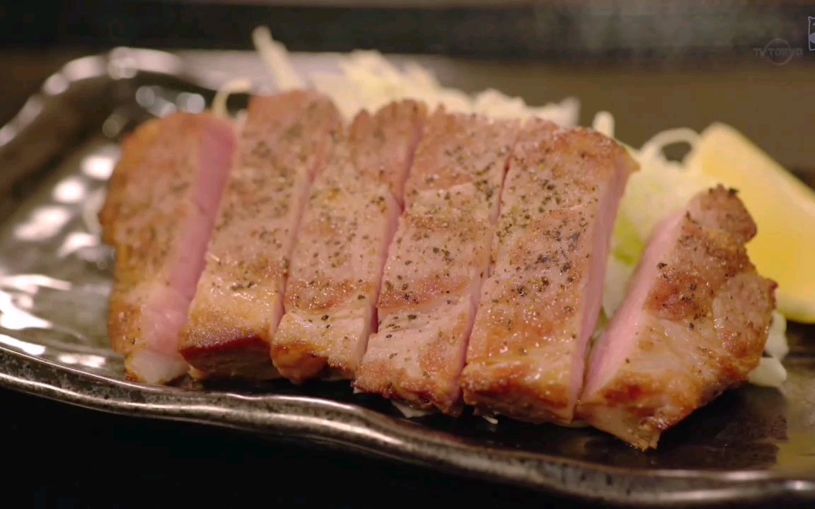 孤独的美食家炸猪排里脊套餐下
