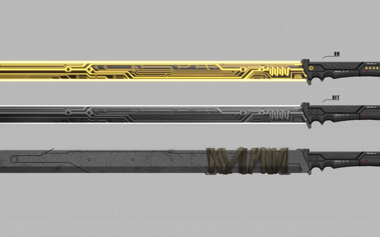 3d建模武器0基础全流程剑圣的光剑p1