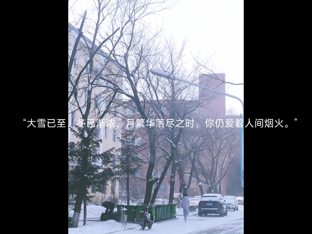 [图]“冬有冬的来意，雪有雪的秘密。”