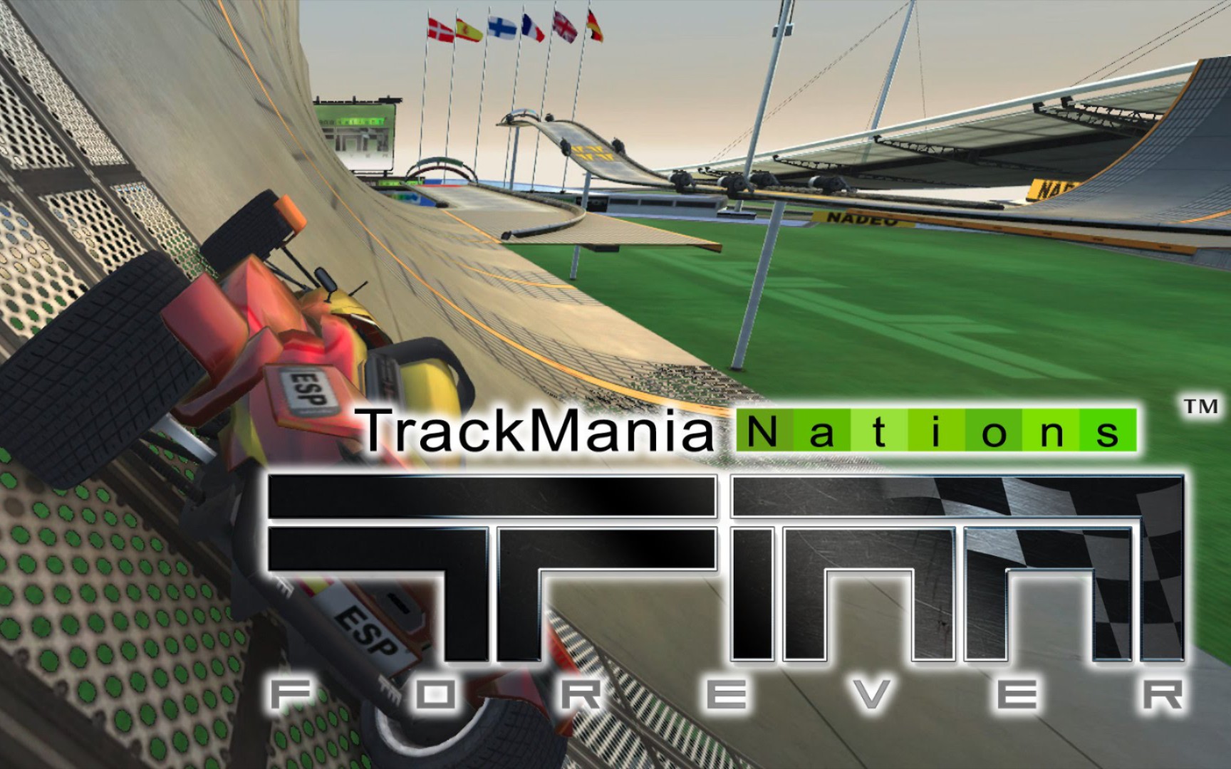 不开车的人爱着的赛车游戏赛道狂飙国家永恒trackmanianationsforever
