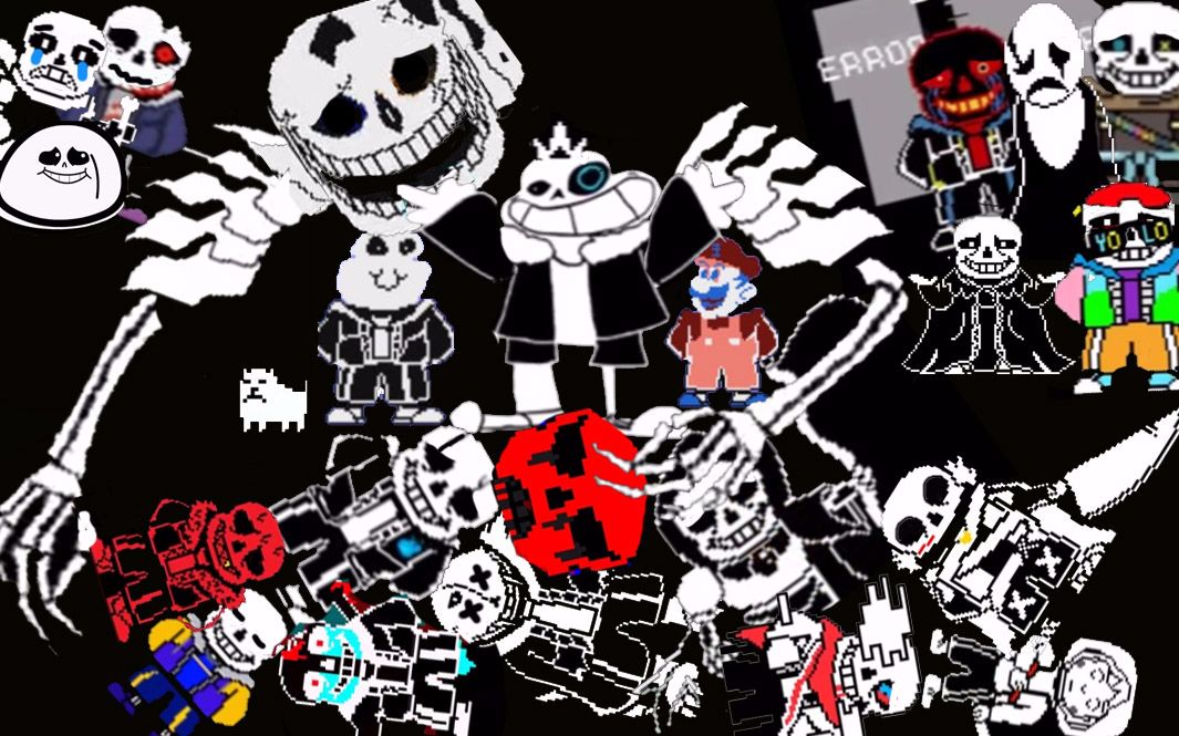 【undertale】传说之下 全sans1_哔哩哔哩 (゜-゜)つロ 干杯~-bili