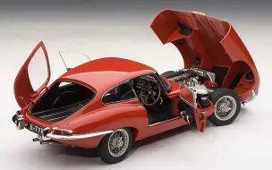 Download Video: 【汽车模型】Autoart 1:18 捷豹 E-Type 红