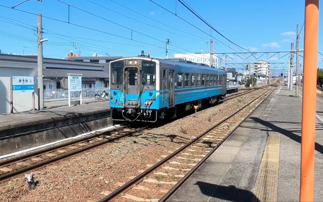 jr四国予赞线进出站集