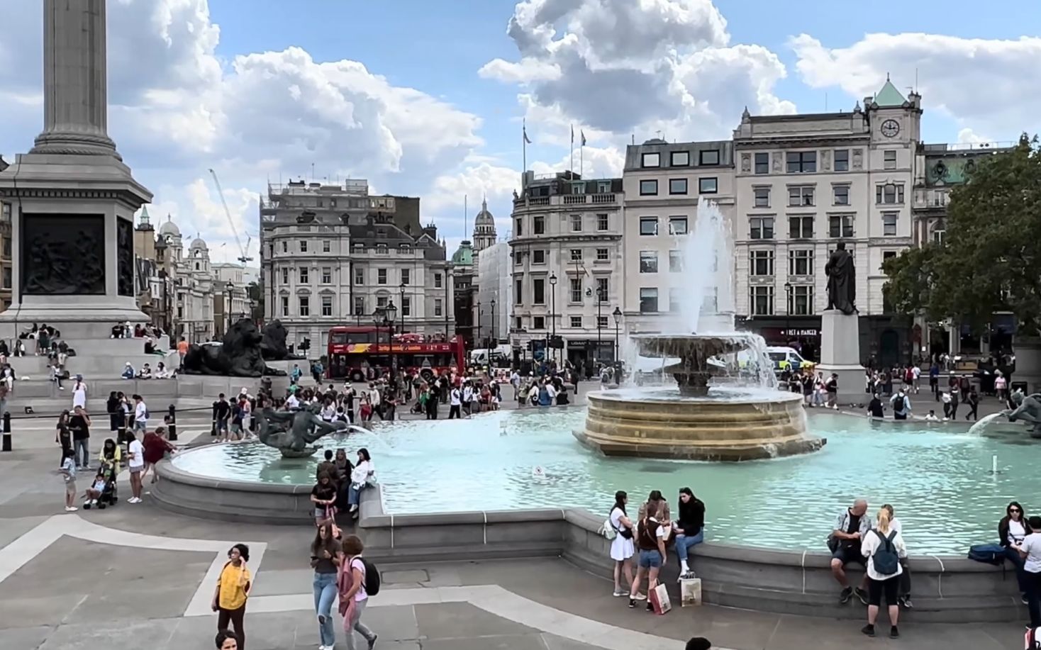 【4k超高清英国】漫步夏季的英国伦敦 从河岸街-圣詹姆士宫 2023.