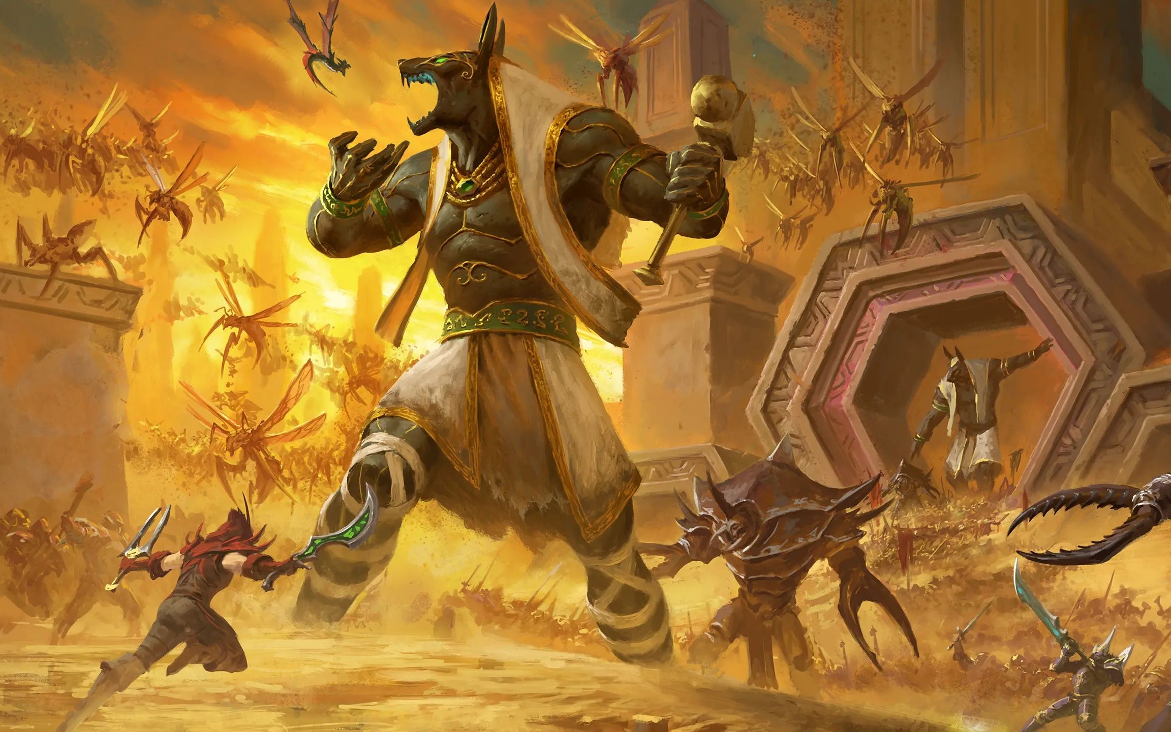 魔兽世界"流沙之战"剧情(游戏内实录)