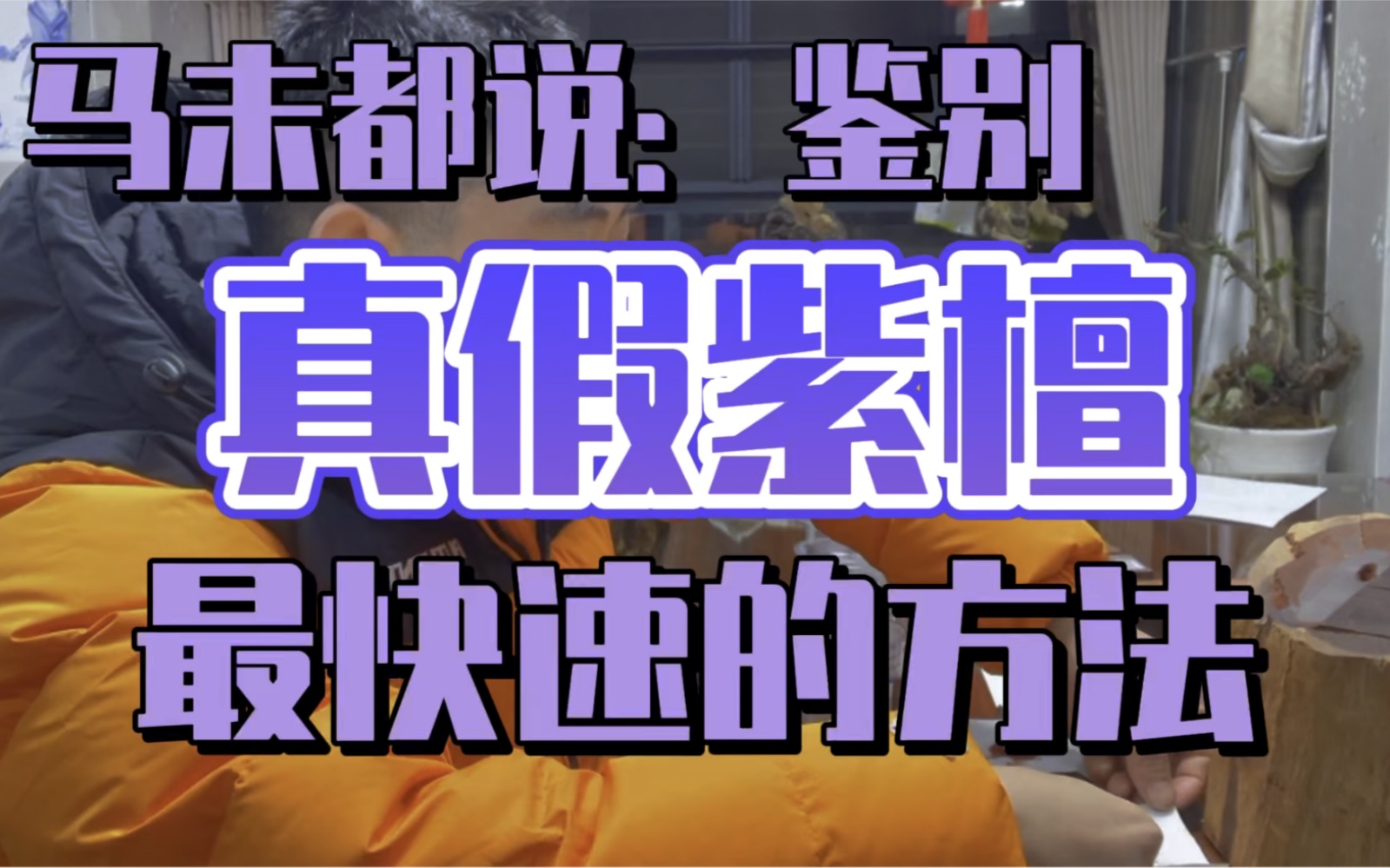 马未都说鉴别真假紫檀,7种木料鉴别怎么样,红木行内人士专业分析哔哩哔哩bilibili