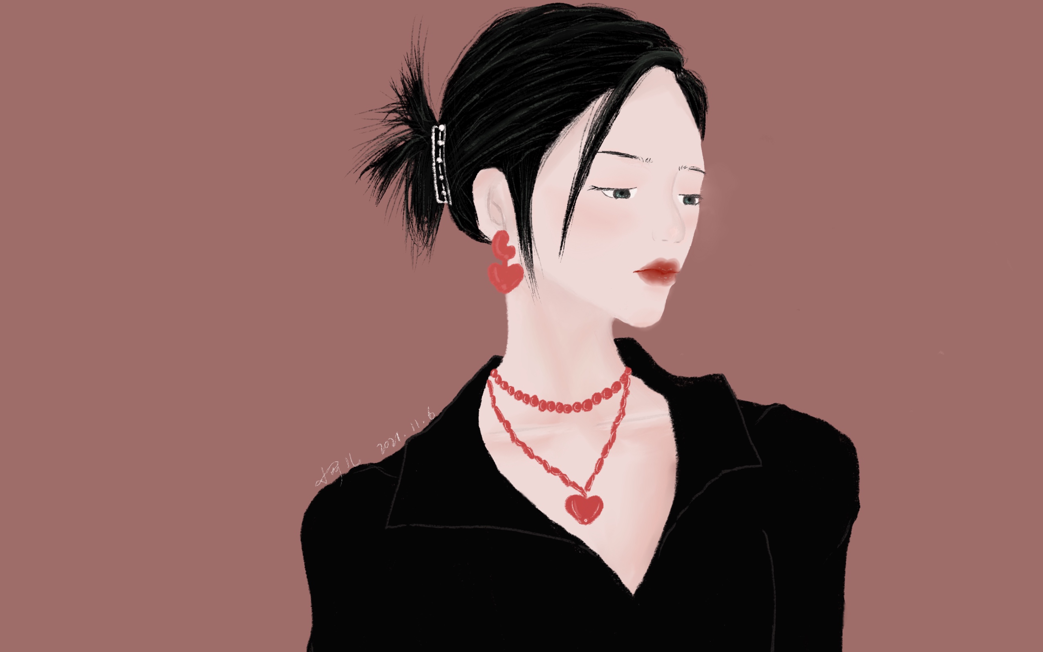 【ipad绘画】用pdd收集的手绘素材临摹上色