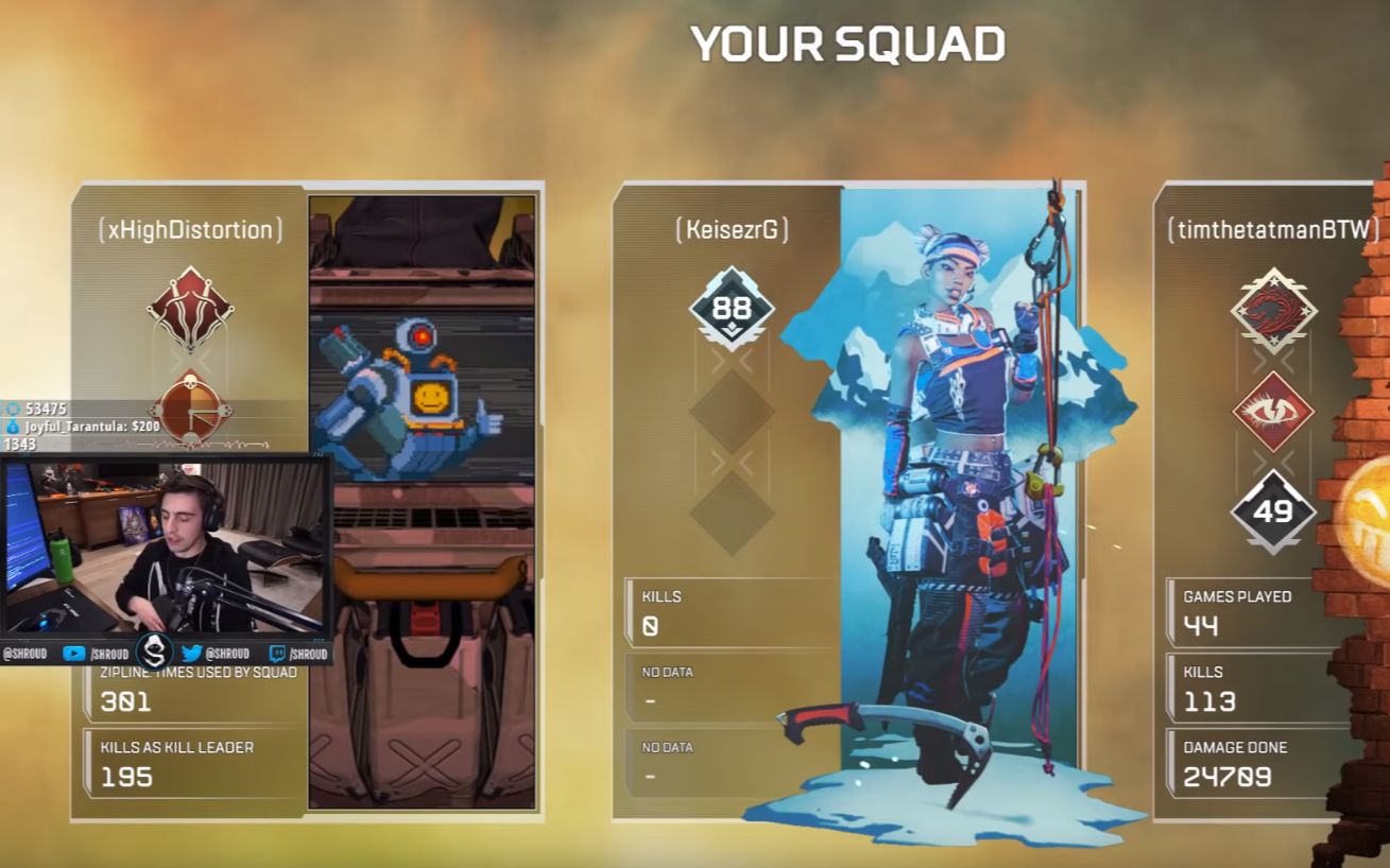 apex shroud第一次玩生命线疯狂23杀 1080p