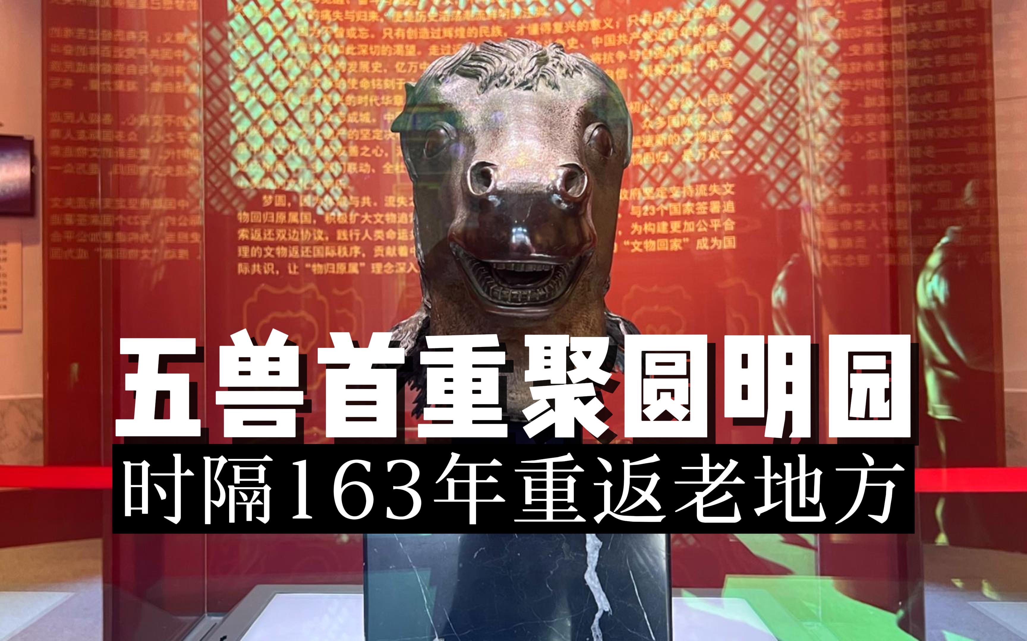 [图]赶紧来圆明园博物馆，见证五兽首时隔163年重聚老地方！