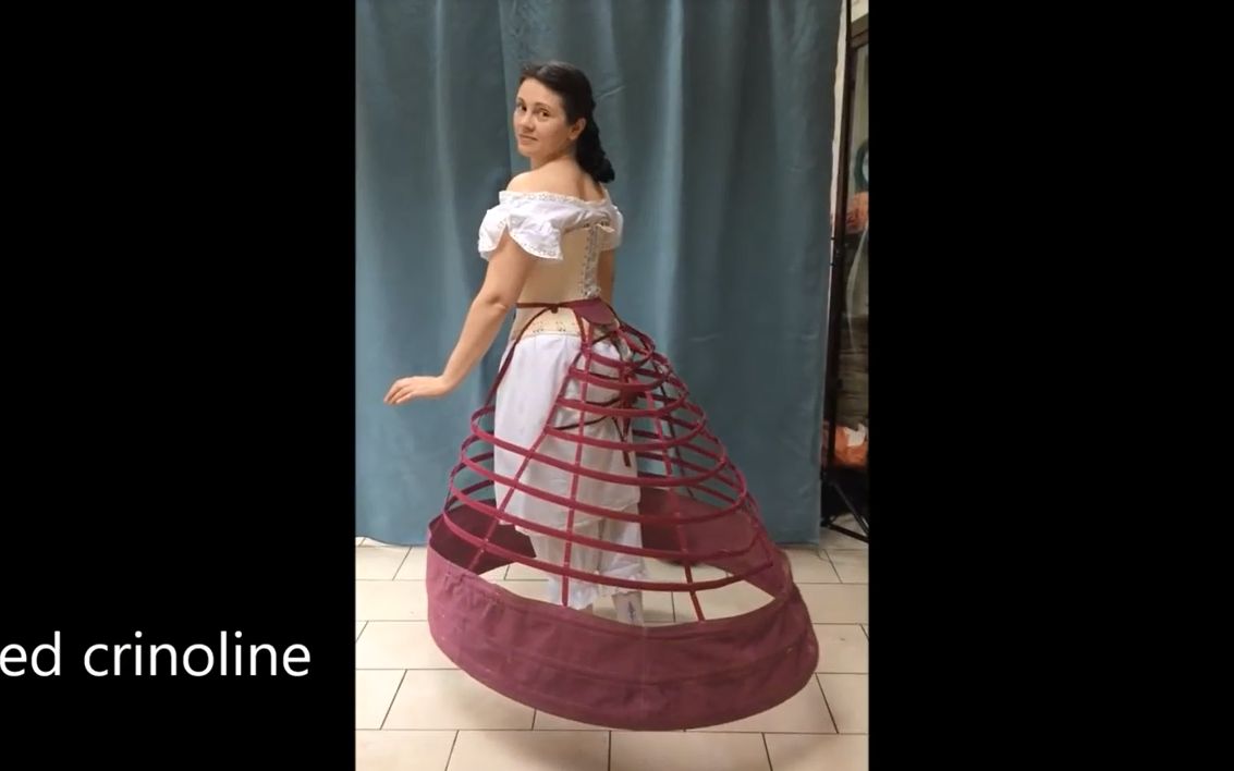 做一件 新洛可可时期 的 克里诺林裙 裙撑