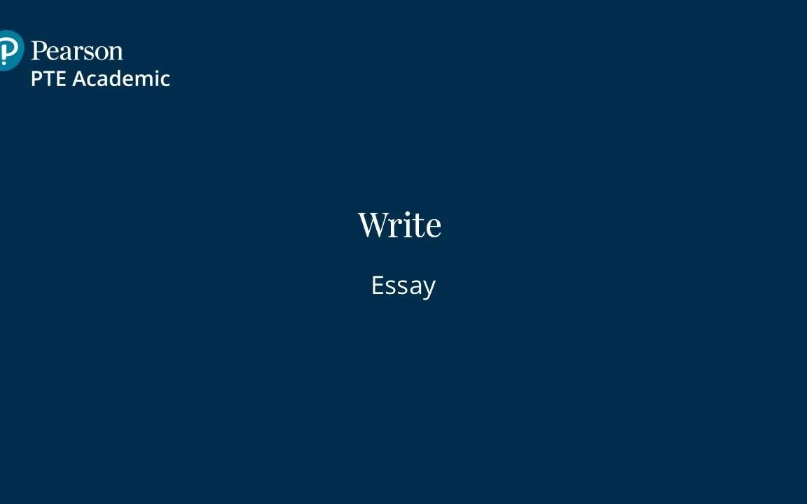 PTE Academic  Writing: Essay哔哩哔哩bilibili