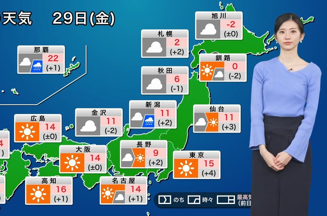 【日文字幕】【中文字幕】大岛璃音 Weathernews 12月29日(金) 早间天气预报哔哩哔哩bilibili