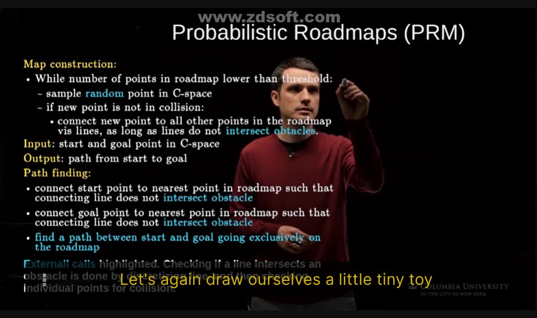 机器人运动规划PRM算法Probabilistic Roadmaps (PRM)哔哩哔哩bilibili