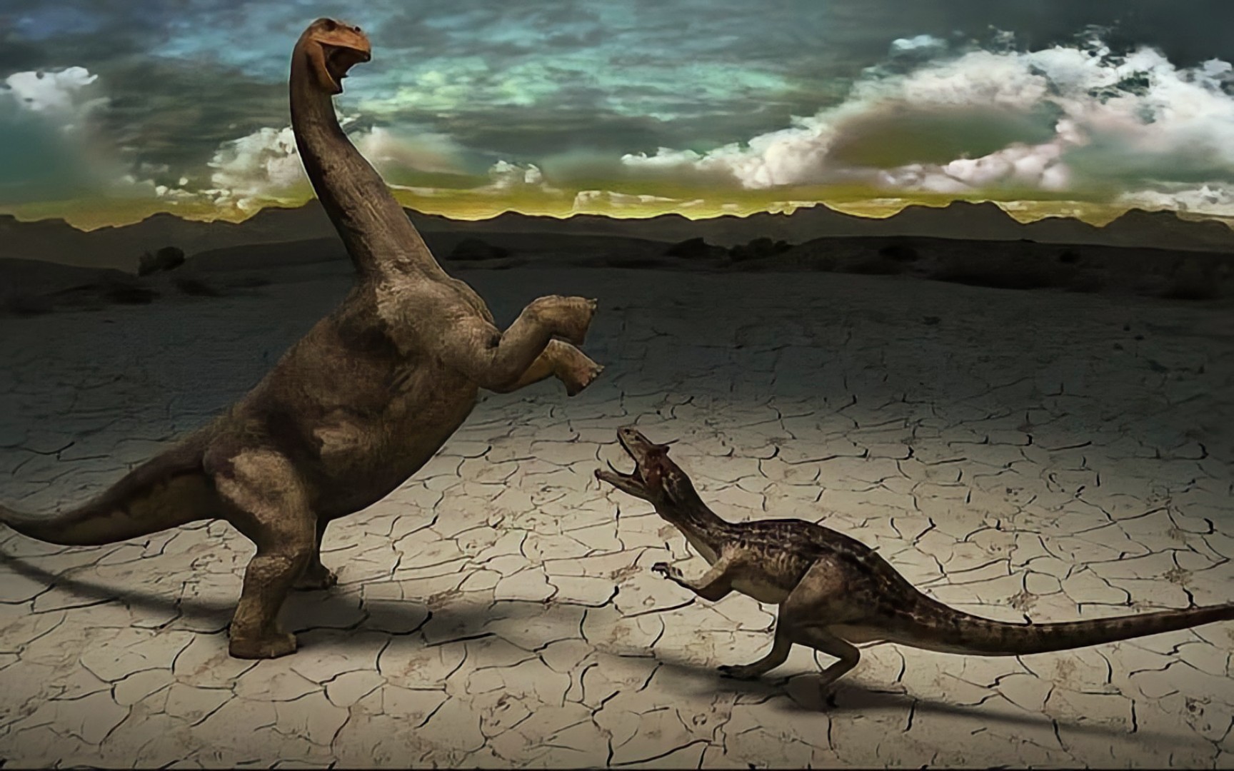 【远古斗兽场】异特龙vs圆顶龙