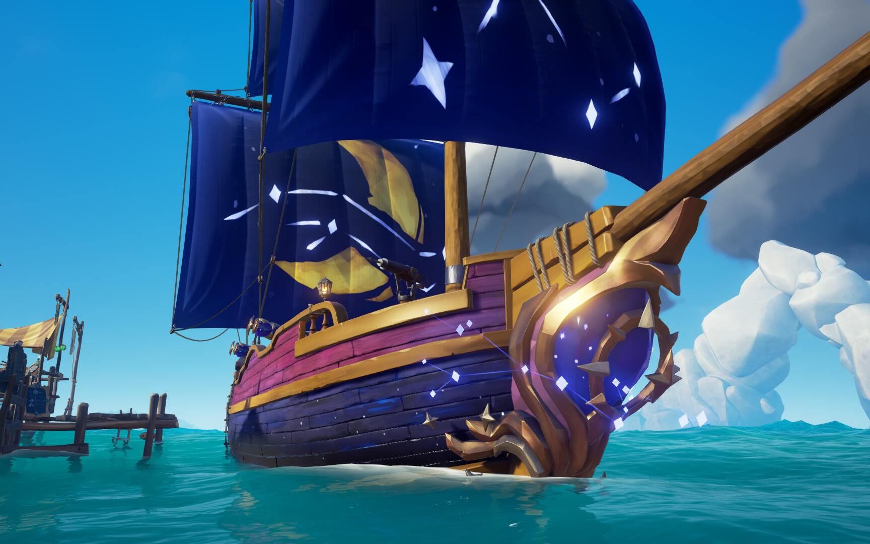 盗贼之海北极星船舰表现