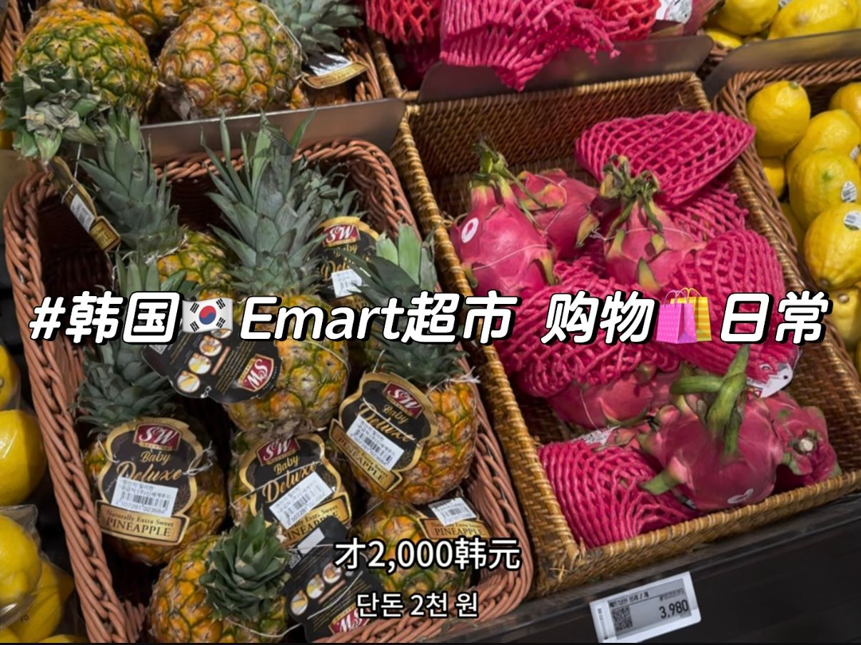 韩国~Emart超市 物价!!!真的有这么贵嘛???哔哩哔哩bilibili