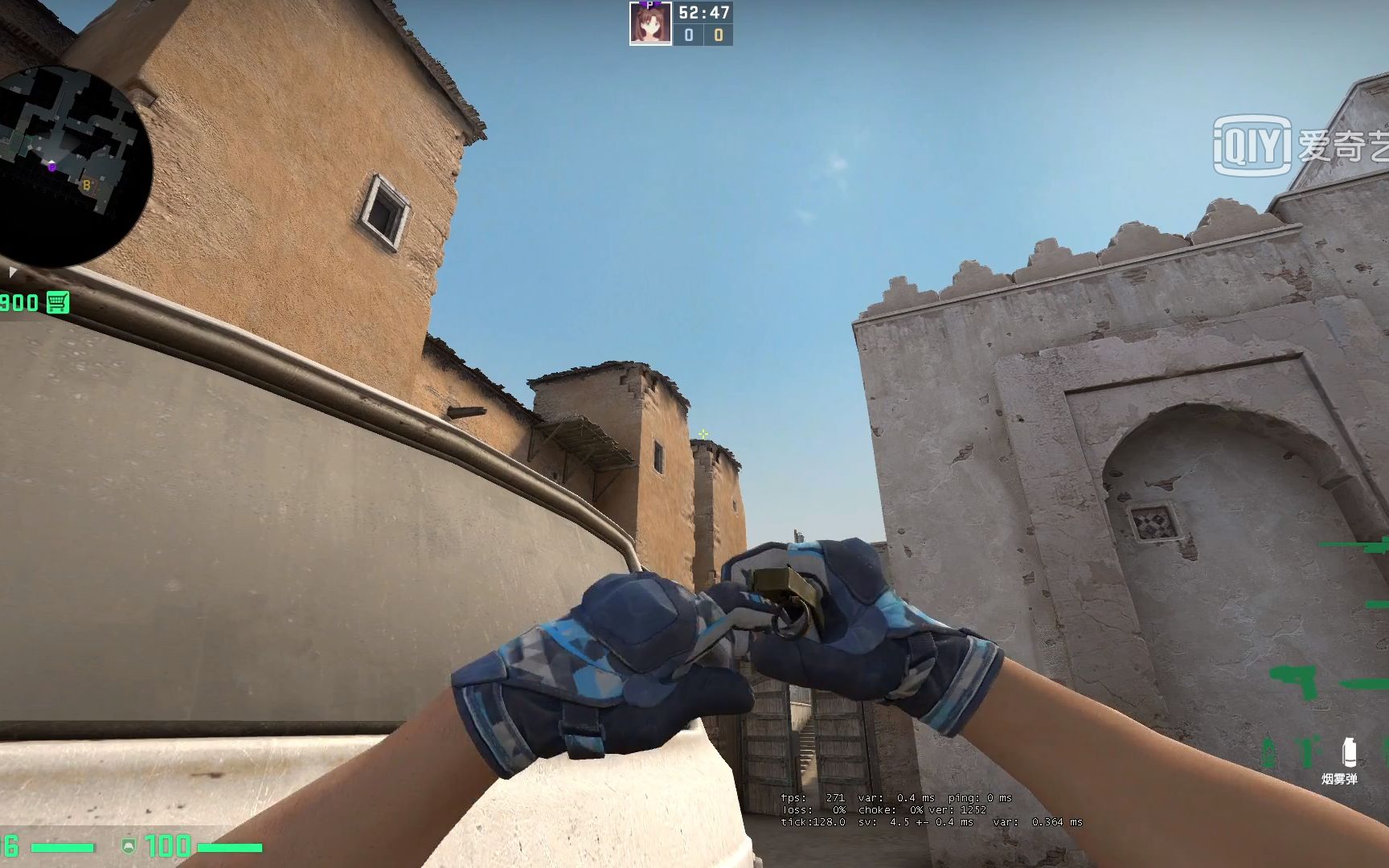 csgoct沙二a小改进单向烟