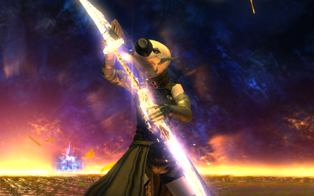 ff14首周e12s门神武士过本纪念