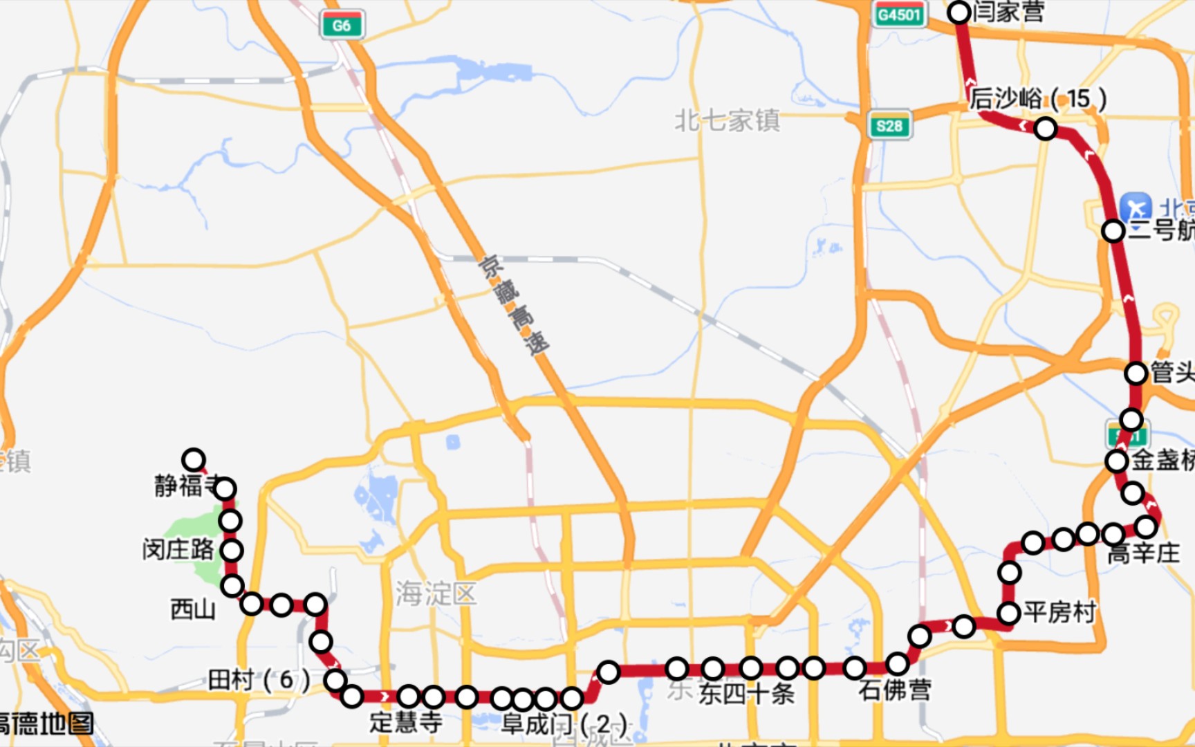 北京地铁3号线全线图图片