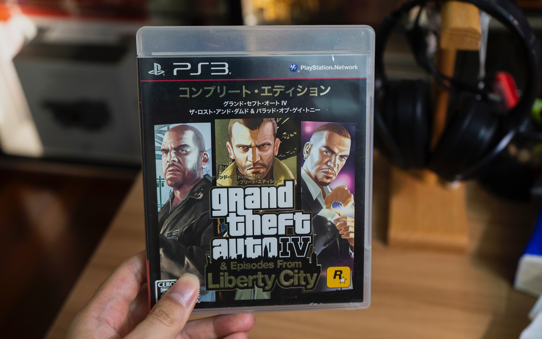 【游戏收藏】ps3版gta4 自由城之章,实体光碟