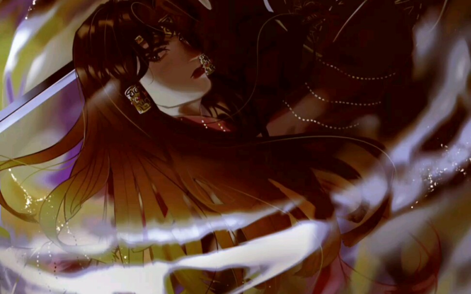 绘画过程朝海光是创国之魁里的扮相