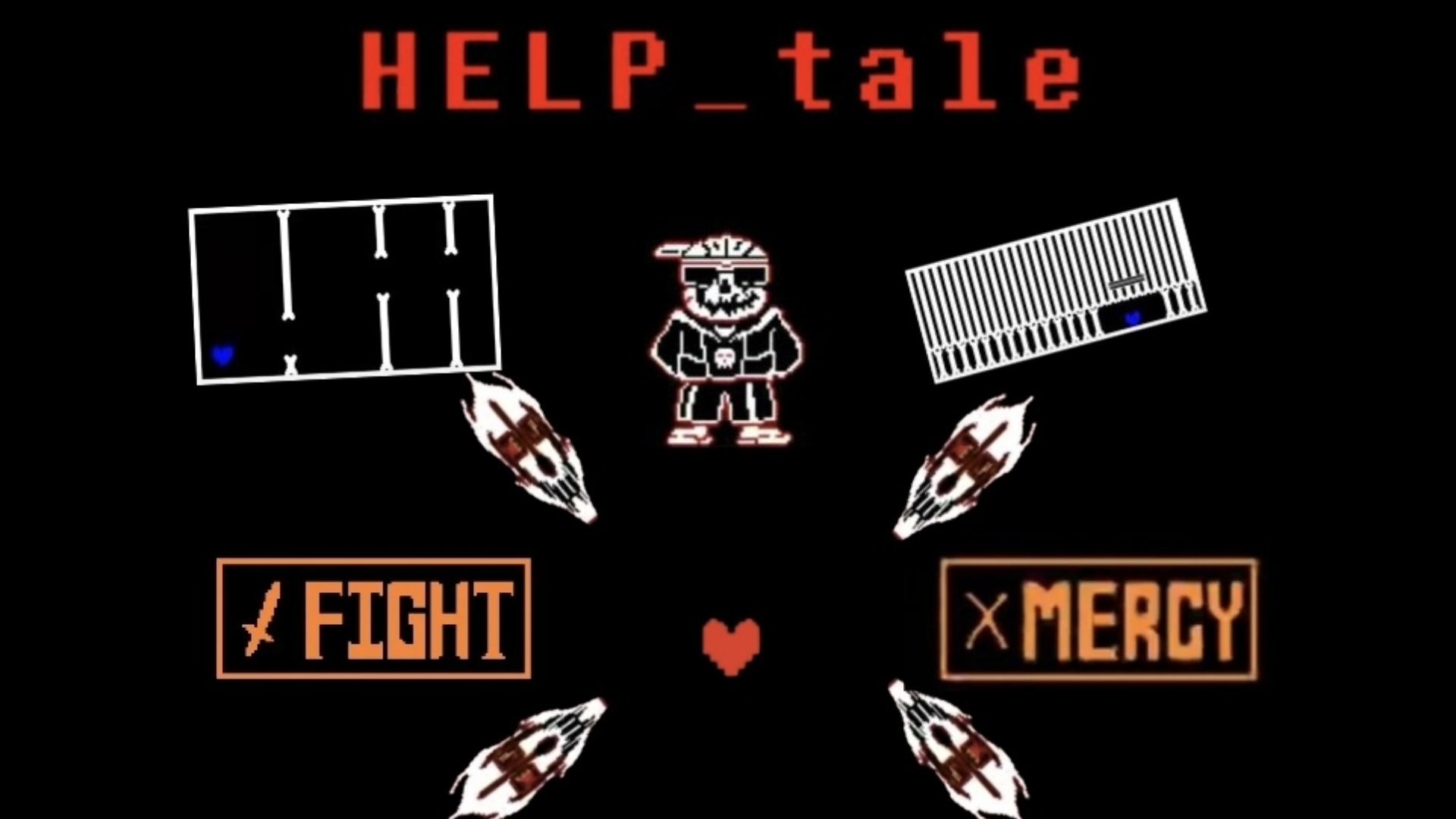 harry魔改的困难寄生虫sans手机击破!