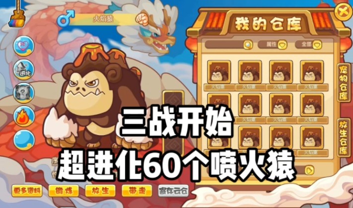 第三次超进化60个喷火猿