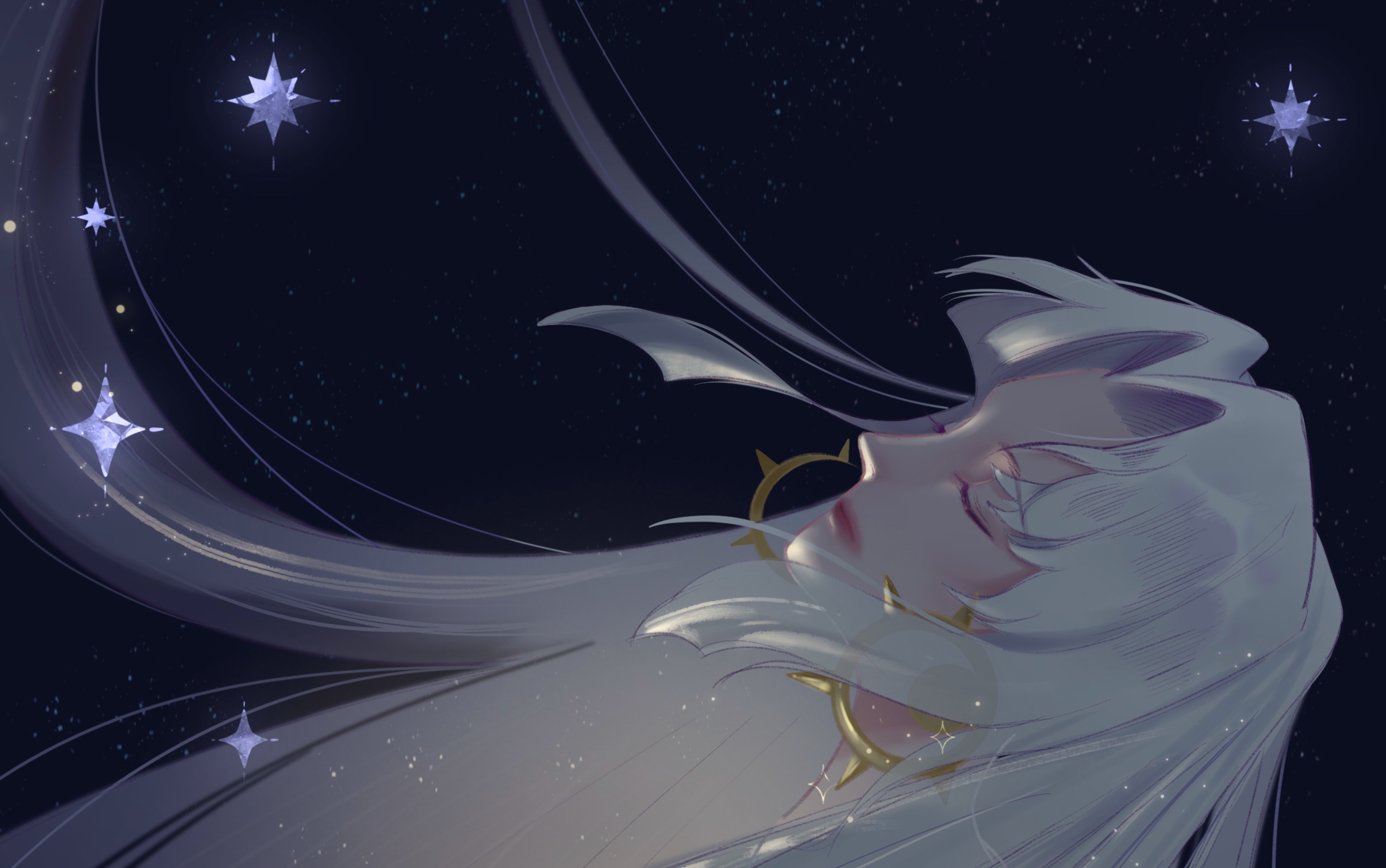 【procreate绘】曜姬,是我曾经的名字_哔哩哔哩_bilibili