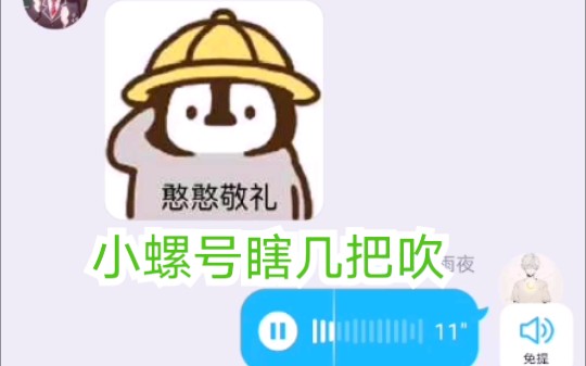 小螺号瞎几把吹,海鸥听了瞎几把飞